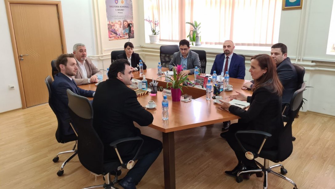 Eğitim Müşavirimiz Şerafettin TURAN, Prizren Belediyesi Eğitim Müdürünü ziyaret etti. 